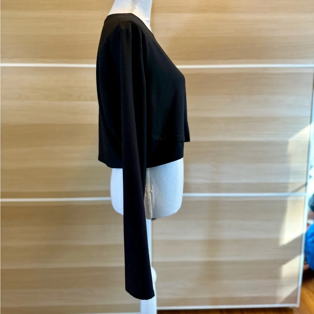 Old Navy Cloud + Ultra Cropped Wrap Front Top